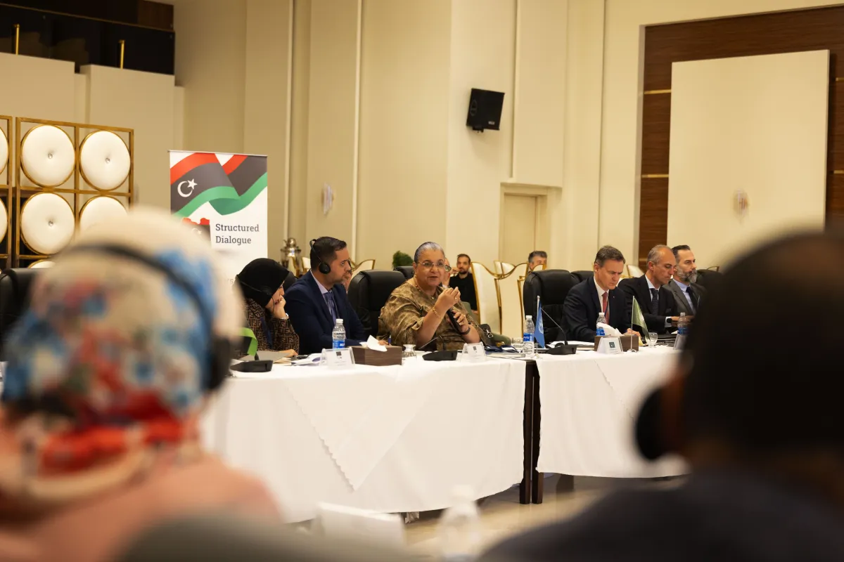 The Security Working Group of the International Follow-up Committee on Libya of the Berlin Process joined members of the Structured Dialogue Security Track in Benghazi, 5 May 2026.