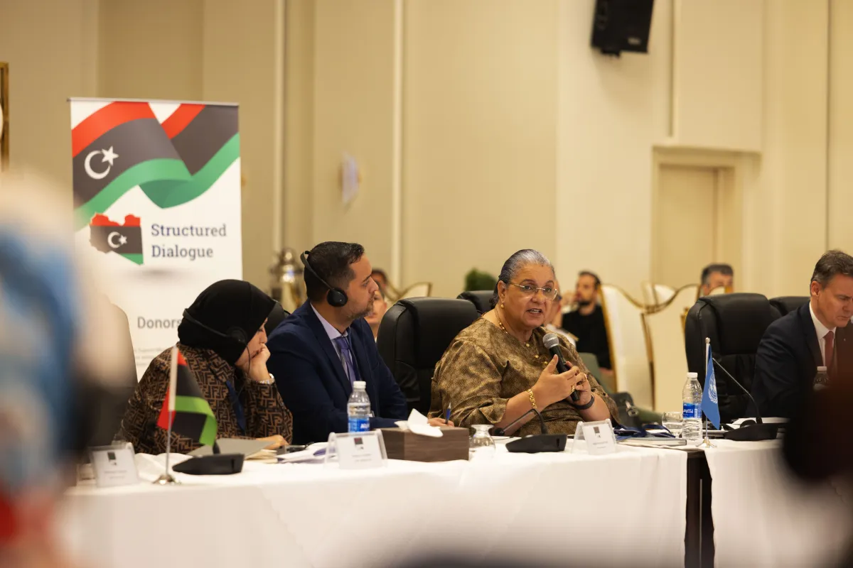 The Security Working Group of the International Follow-up Committee on Libya of the Berlin Process joined members of the Structured Dialogue Security Track in Benghazi, 5 May 2026.