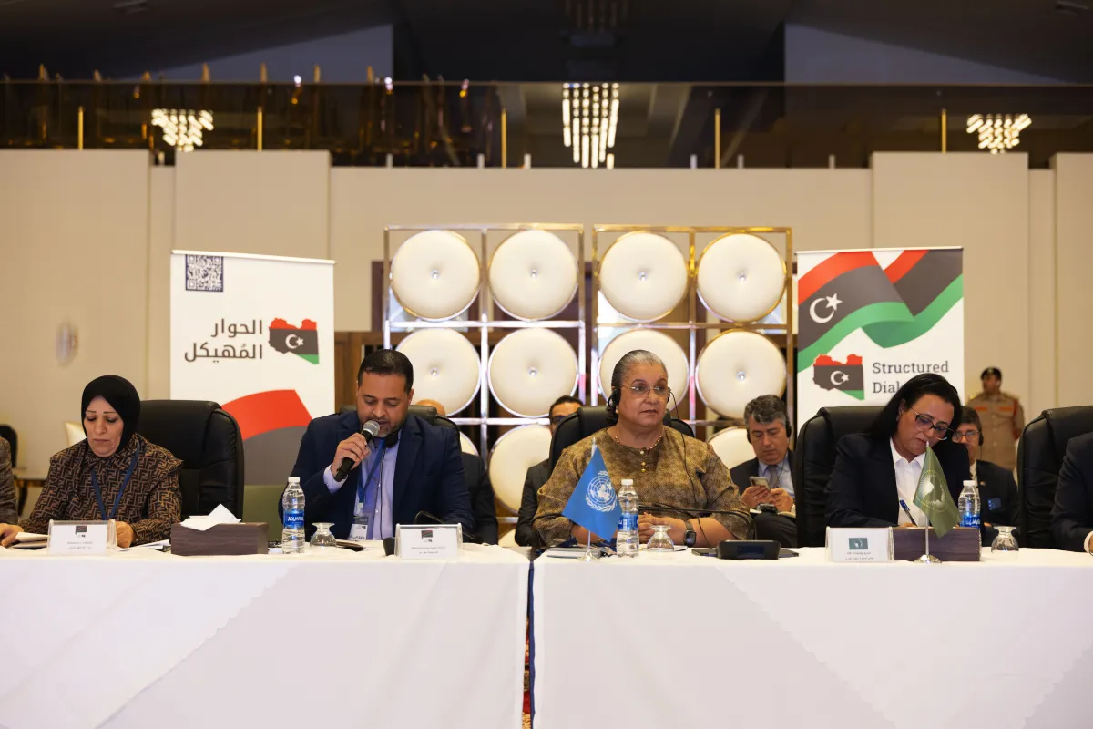 The Security Working Group of the International Follow-up Committee on Libya of the Berlin Process joined members of the Structured Dialogue Security Track in Benghazi, 5 May 2026.