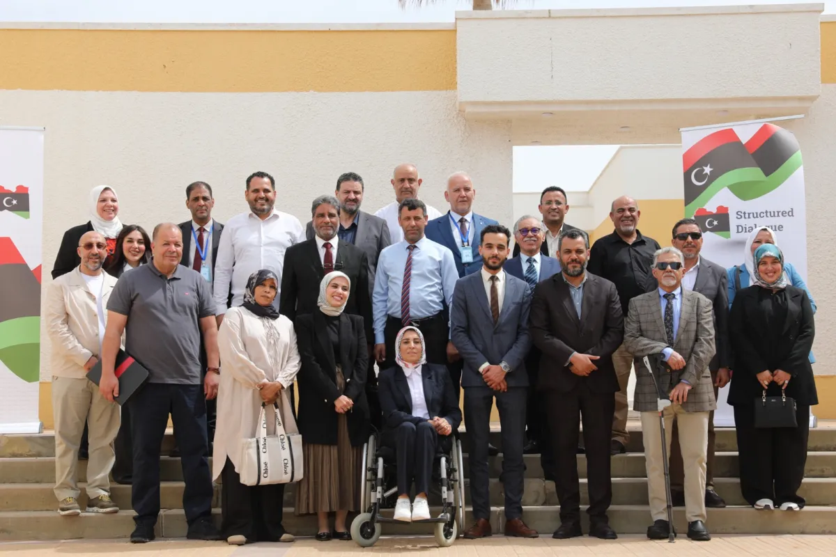 Group photo of the Governance Track of the Structured Dialogue