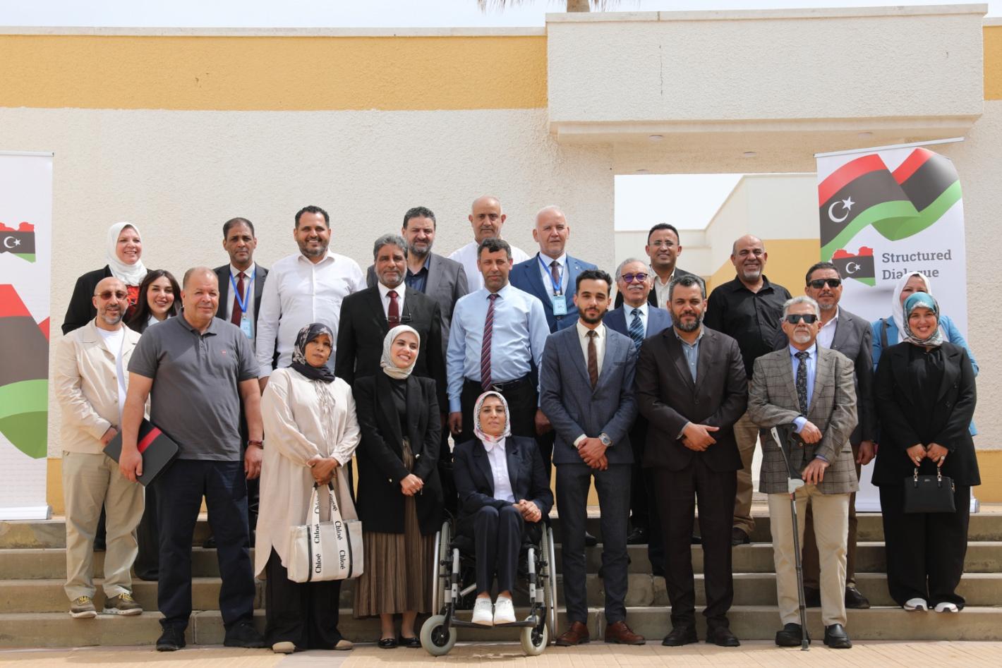 Group photo of the Governance Track of the Structured Dialogue
