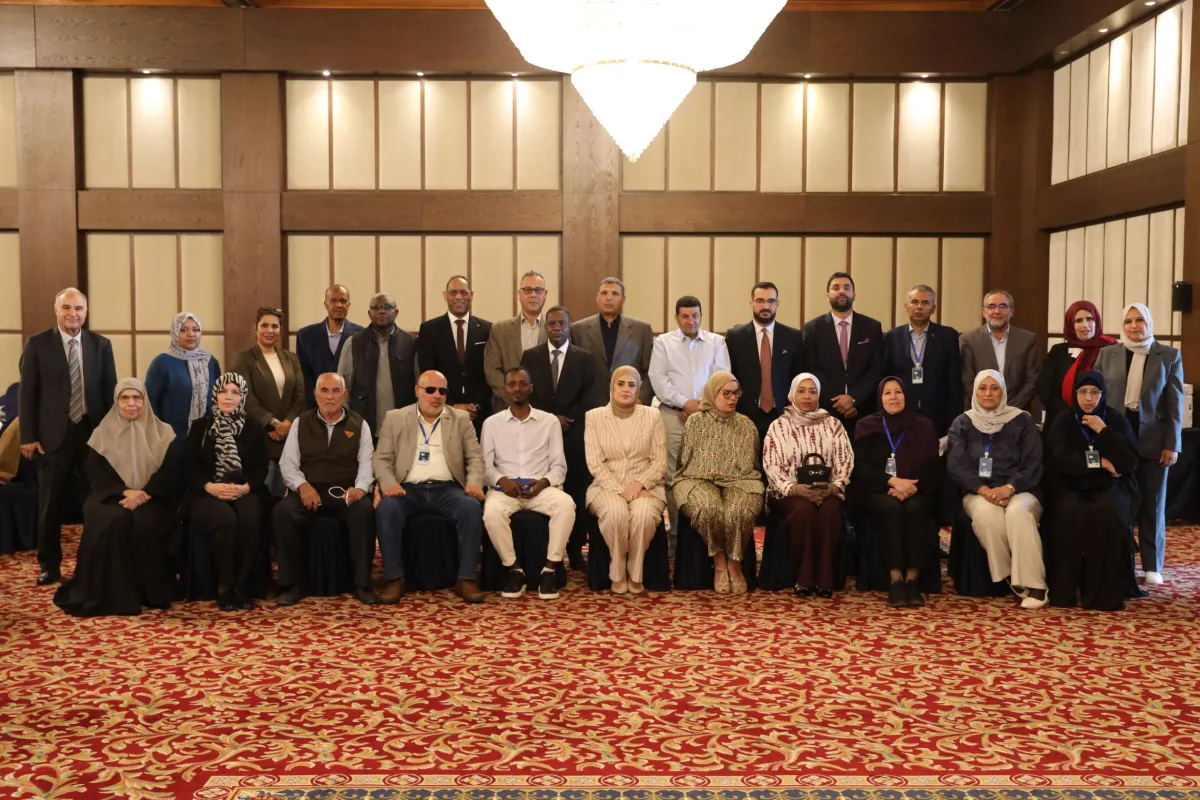 Group photo of the reconciliation and human rights track