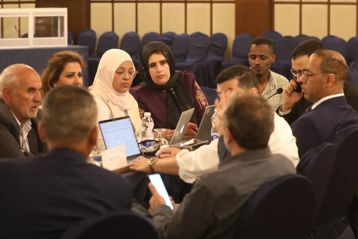 Photo of the reconciliation and human rights track deliberation