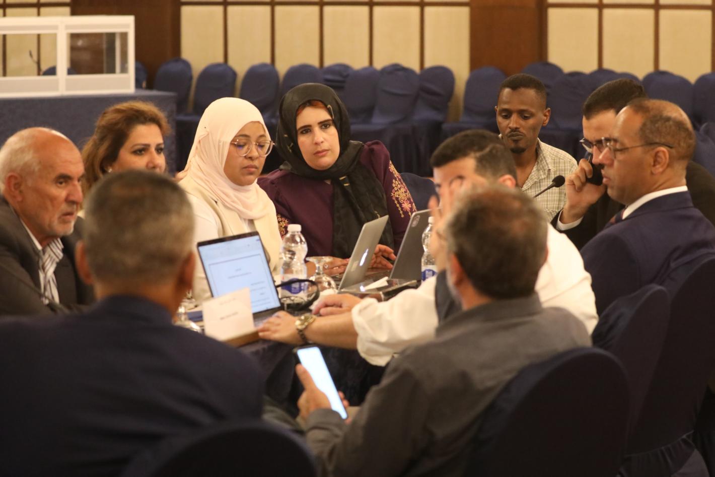 Photo of the reconciliation and human rights track deliberation