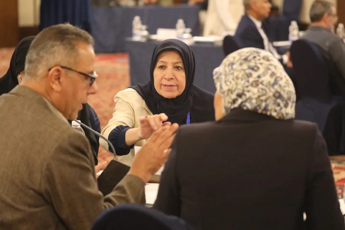 Photo of the reconciliation and human rights track deliberation