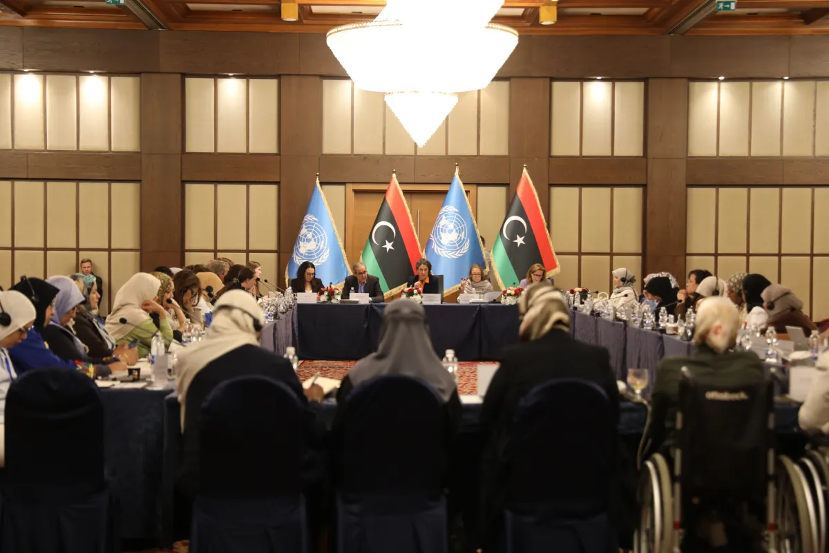 Member of the Libyan Women's Caucus meeting in June