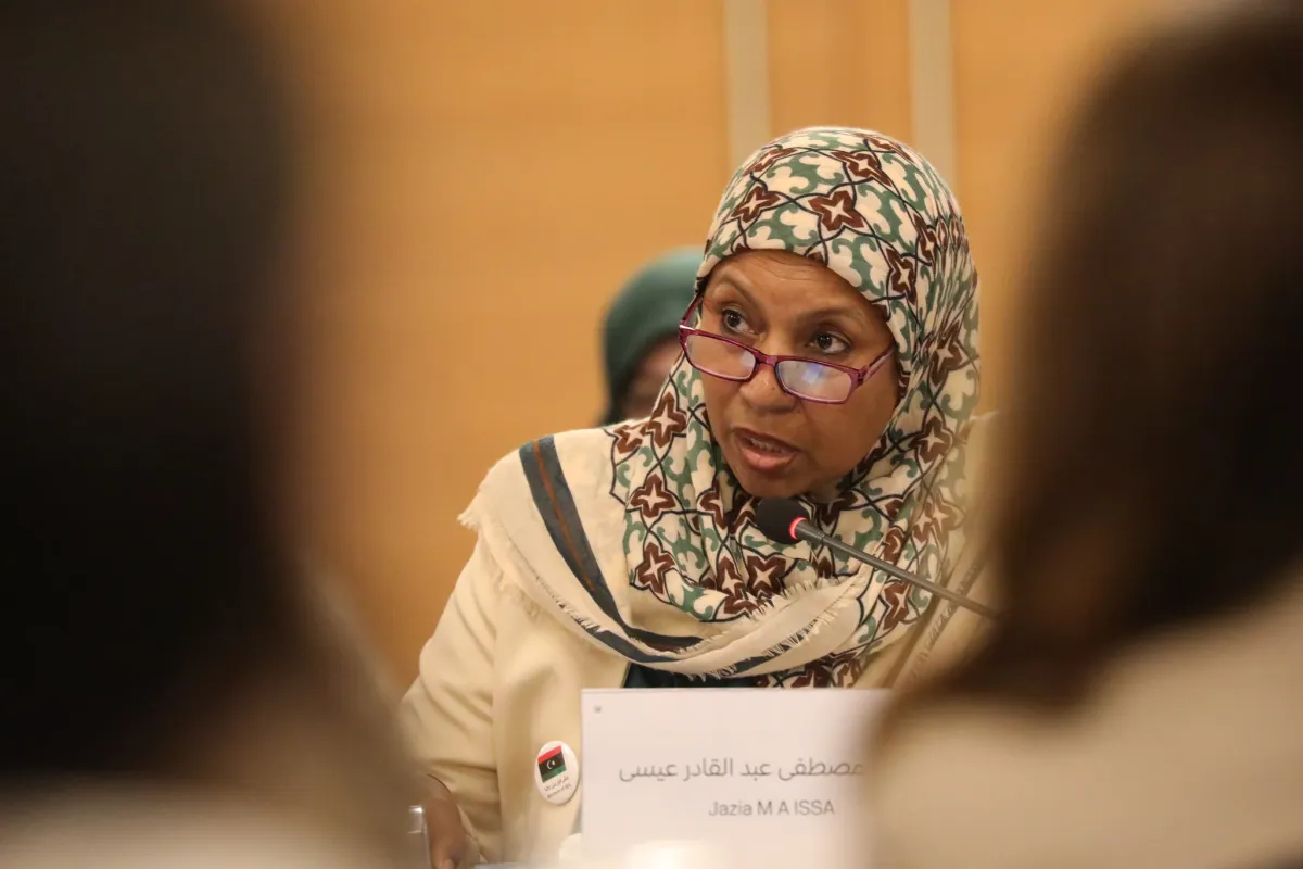 Member of the Libyan Women's Caucus meeting in June