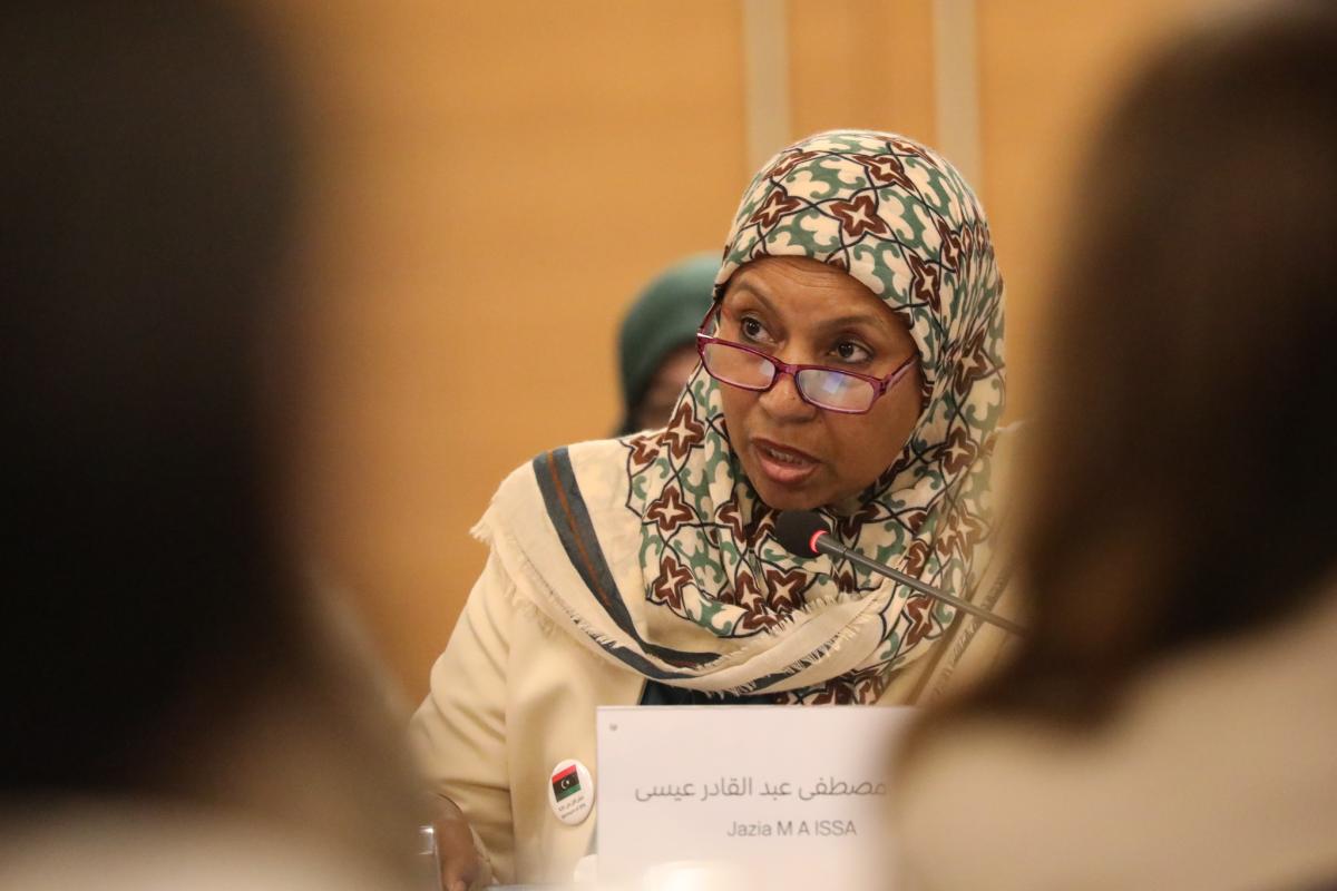 Member of the Libyan Women's Caucus meeting in June
