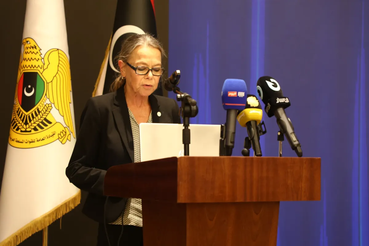 DSRSG/RC Ulrika Richardson joined the opening of the first Benghazi International Conference on Justice and Reform