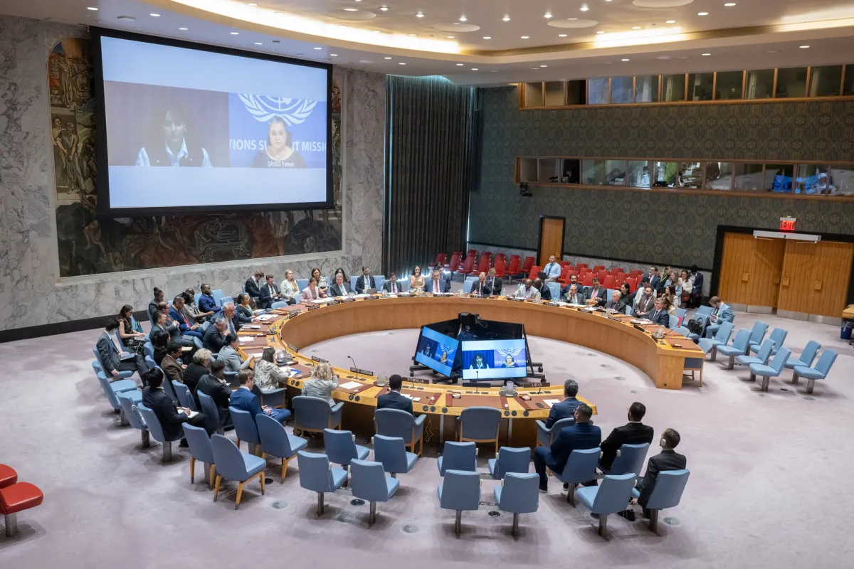 Security Council meeting concerning the situation in Libya. New York