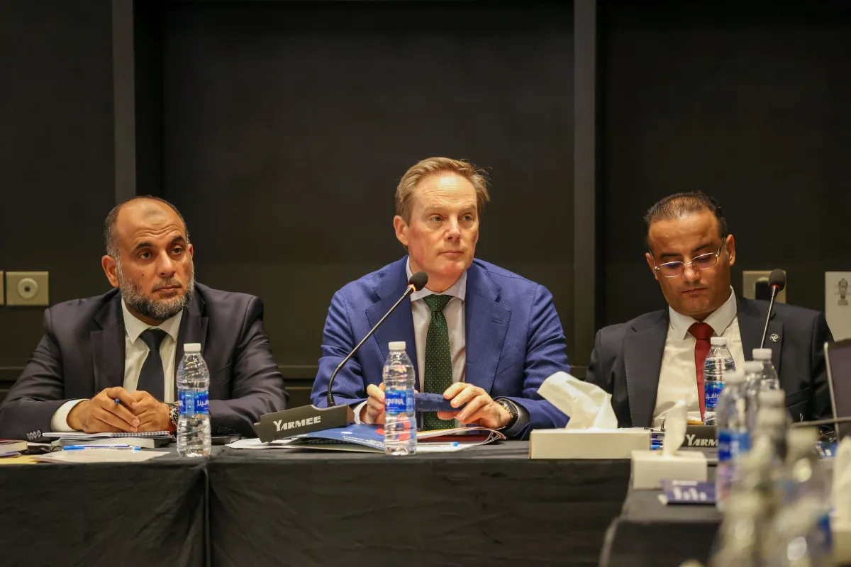 Ambassador of the Kingdom of the Netherlands to Libya participating in the Missing Persons panel discussion