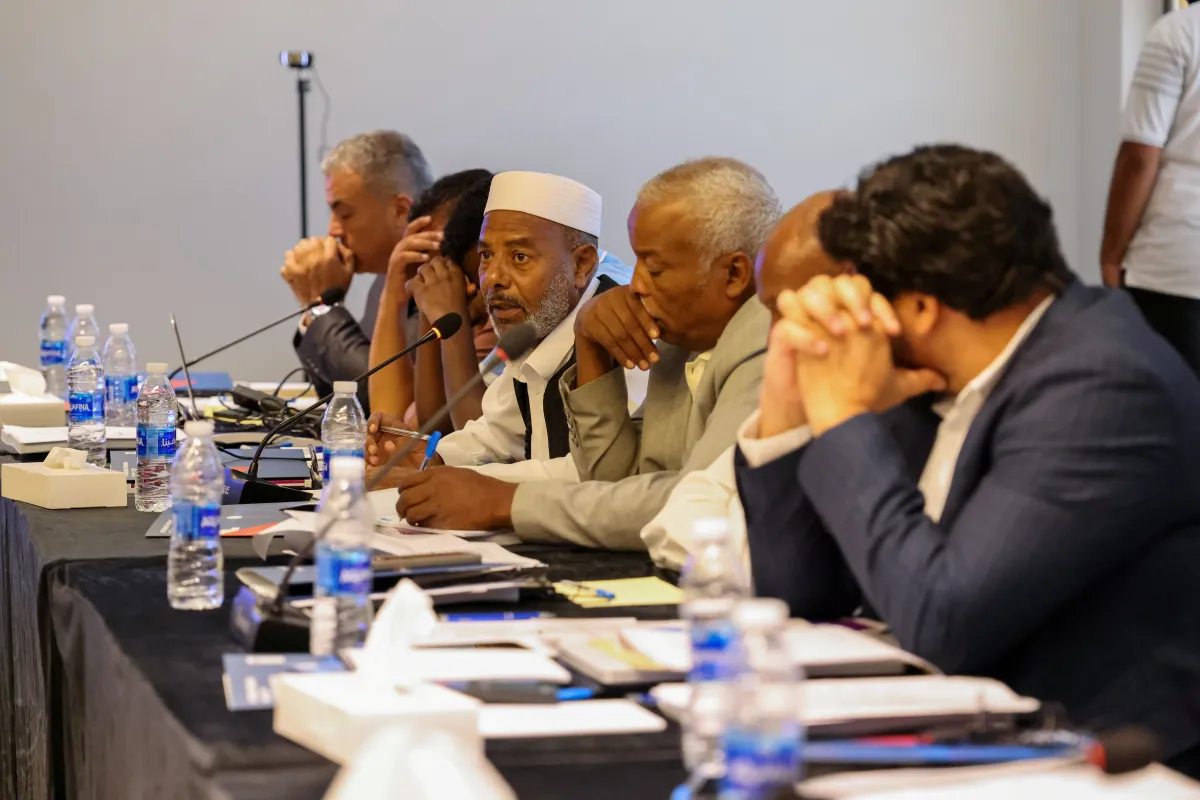 Tawergha Missing Persons Committee participating in the Missing Persons panel discussion