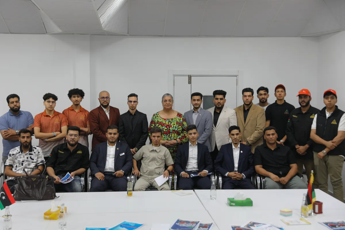 Representatives of municipal councils in the Zawiya region meeting with SRSG Tetteh