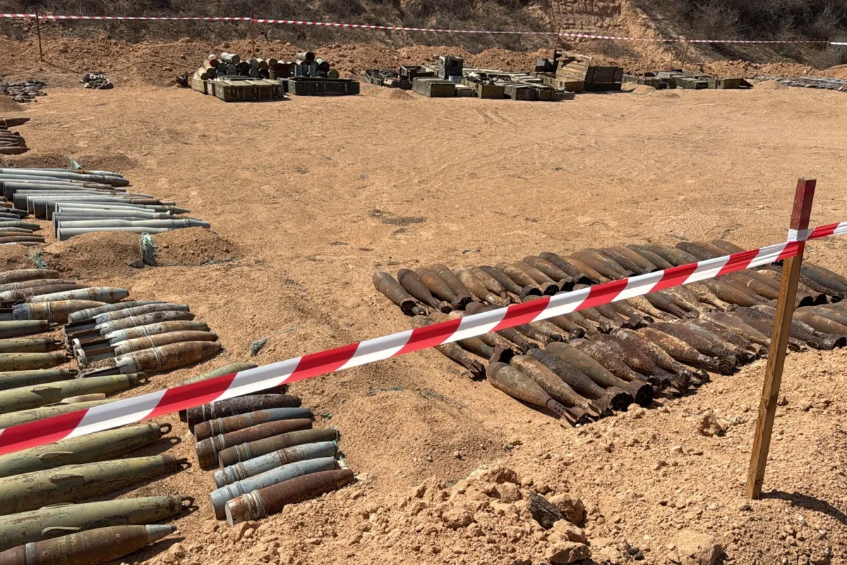 Explosive ordnance from Al-Sweihli Farm in Misratah