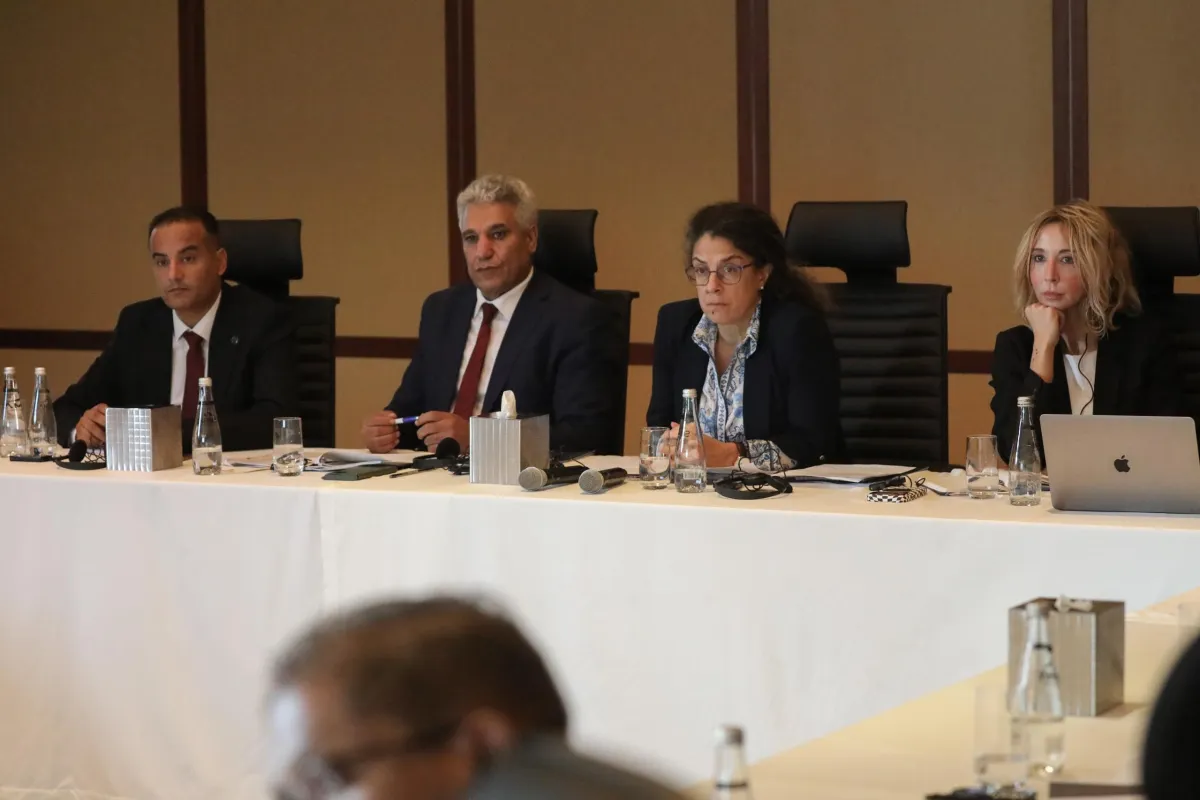 Chaired by Deputy Special Representative of the Secretary-General Stephanie Koury and M. Jomaa Mohammed Saleh, the coordinator of the Department of Foreign Affairs and International Cooperation at the Cabinet of Ministers