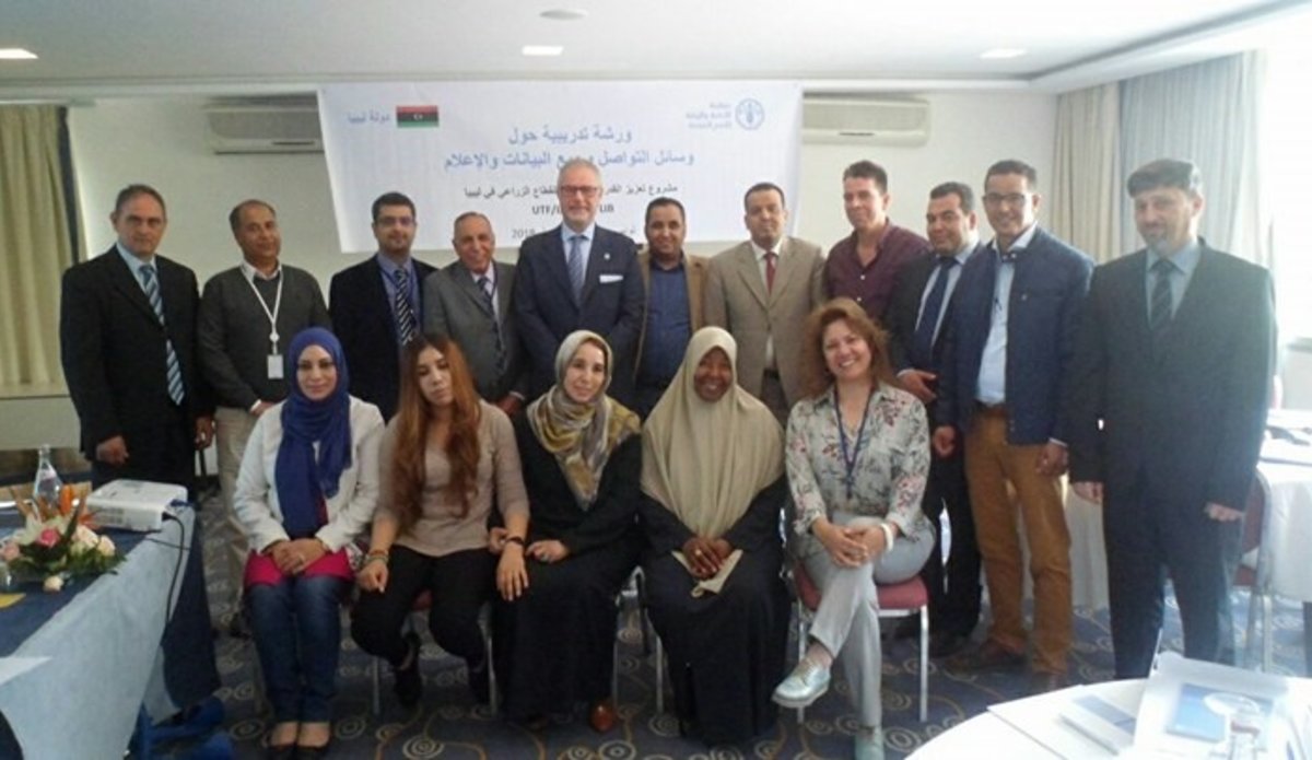 FAO Provides Training for Libyan Officials in Communication and reporting on SDGs