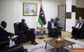 المنسق الخاص لبعثة الأمم المتحدة للدعم في ليبيا السيد ريزدون زينينغا يلتقي بالسيد أحمد معيتيق، نائب رئيس المجلس الرئاسي