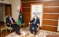 المنسق الخاص لبعثة الأمم المتحدة للدعم في ليبيا السيد ريزدون زينينغا يلتقي بالسيد خالد المشري، رئيس المجلس الأعلى للدولة