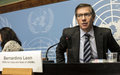 بيان للممثل الخاص للأمين العام للأمم المتحدة في ليبيا برناردينو ليون