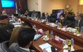 ASRSG Stephanie Williams attends the first meeting between NOC and the PFG commanders of eastern and western regions, hosted by Breiga’s Sirte Oil Company