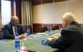 SRSG Ghassan Salame holds talks with Algerian Foreign Minister on the margins of Addias Ababa’s AU Summit