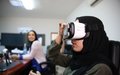 موظفو بعثة الأمم المتحدة للدعم في ليبيا يستخدمون الواقع الافتراضي لتجسيد التجربة الليبية
