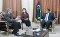 المبعوث الخاص للأمين العام للأمم المتحدة يان كوبيش يبحث مع رئيس المجلس الرئاسي محمد المنفي في طبرق الوضع الأمني والسياسي في ليبيا ودعم الأمم المتحدة للمصالحة 