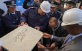 Ministry of Interior, EU and UN lay the cornerstone for the first Model Police Station in Libya