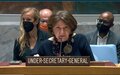 إحاطة وكيلة الأمين العام للأمم المتحدة، السيدة روزماري ديكارلو،أمام جلسة مجلس الأمن بشأن الوضع في ليبيا  26 أيار/مايو 2022