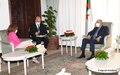 الرئيس الجزائري يستقبل الممثلة الخاصة للأمين العام بالإنابة لبحث تطورات الأزمة في ليبيا