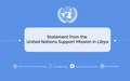 Statement by the United Nations Support Mission in Libya Regarding Consultations on the Central Bank of Libya Crisis