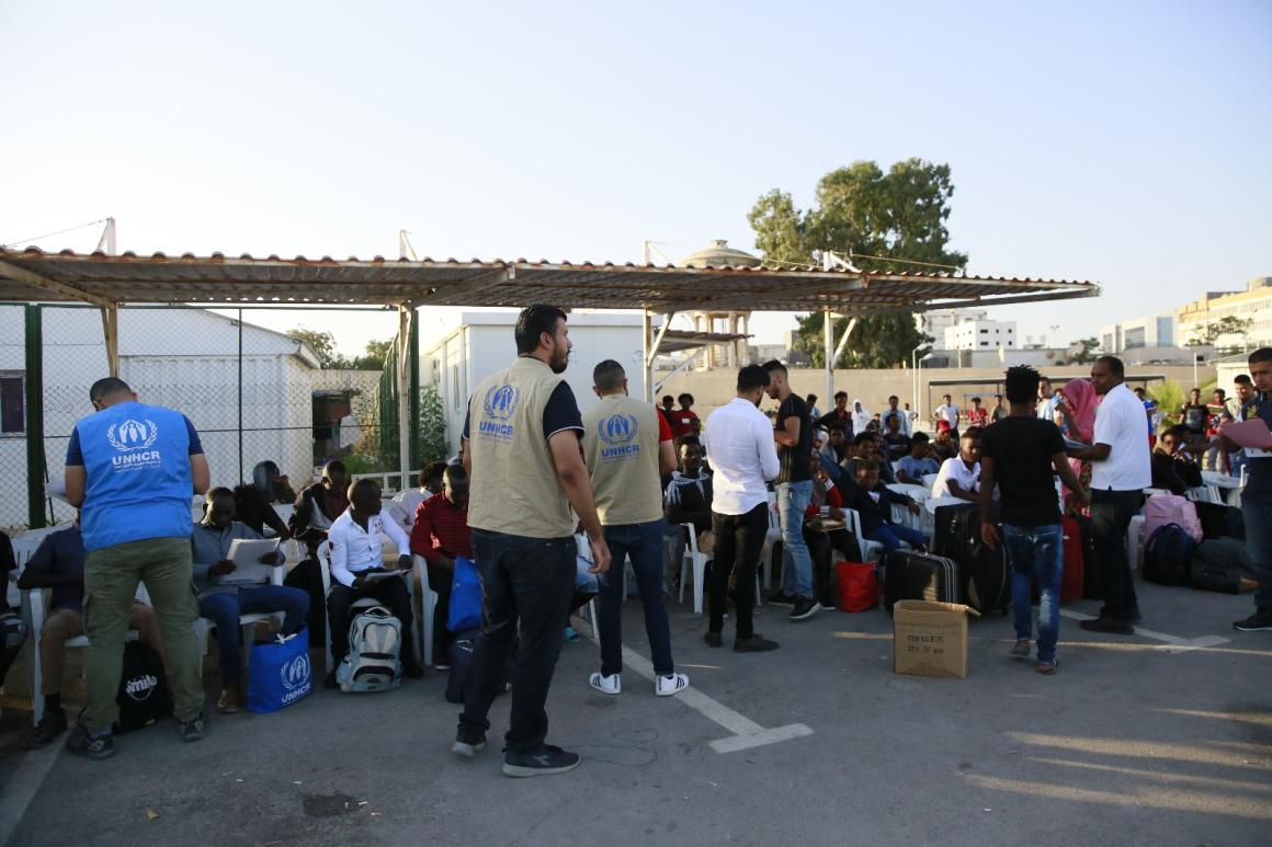 A group of 66 vulnerable refugees was evacuated from Libya to Rwanda last Thursday, 26 September on a UNHCR-chartered flight. They are the first to benefit from the Emergency Transit Mechanism, recently agreed and set up by the Government of Rwanda, UNHCR